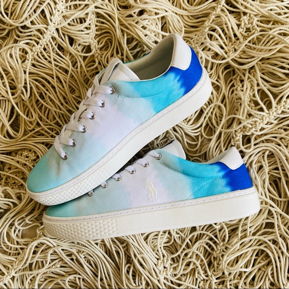 POLO RALPH LAUREN Cloth Sneakers tie dye  shoes - Picture 3 of 11